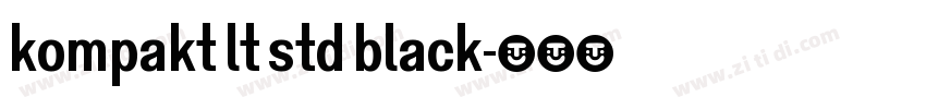 kompakt lt std black字体转换